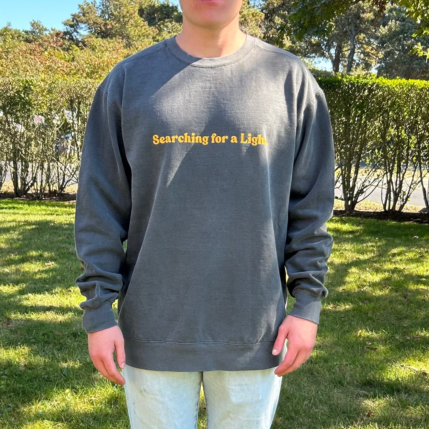 'Long Day' Crewneck - Pepper